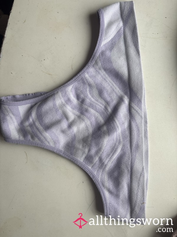 Large Purple Thong