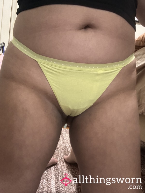 Large Sized Yellow Victoria’s Secret G String