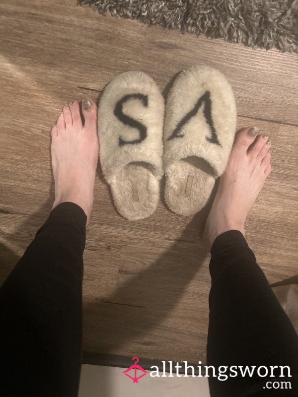 Large Victoria Secret Slippers Used