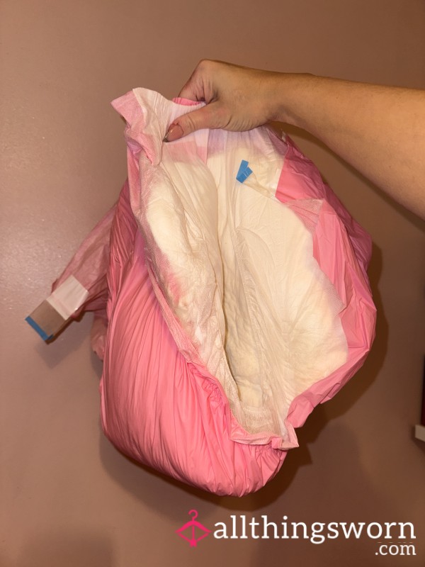 Last Nights And This Morning Heavy Diaper!