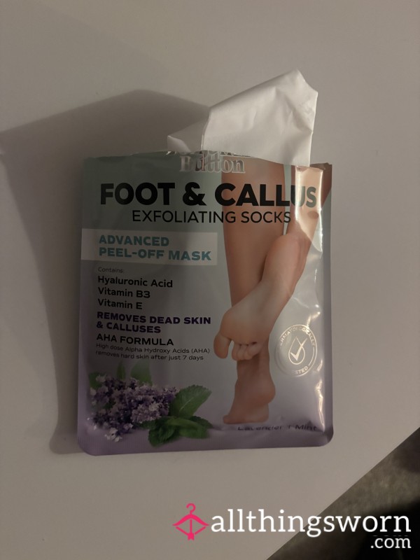 Last Nights Foot Mask 🦶🏻😍