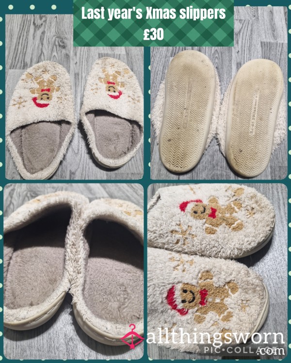 Last Year's Xmas Smelly Slippers