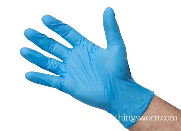 Latex Glove Jerk-Off