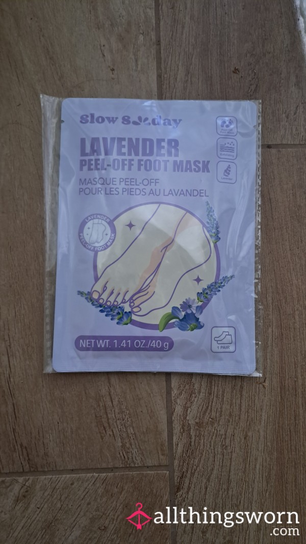 Lavander Scented USED Footmask ❤️