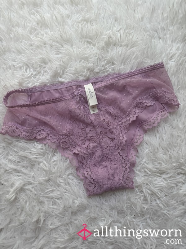 Lavendar Mesh/Lace Panties