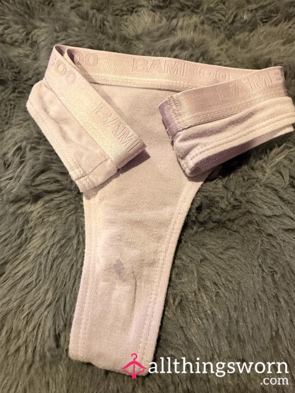 Lavender Bamboo Thong
