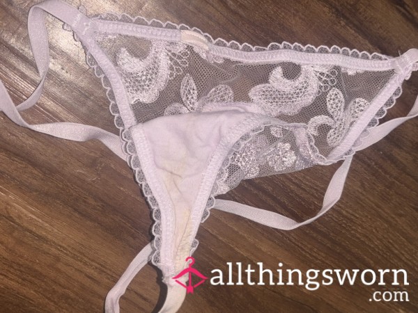 Lavender Lace Thong
