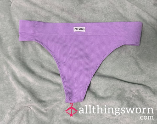 Lavender Steve Madden Thong