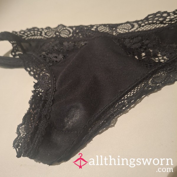 "Leaked Through" 48 Hour Wear Panties. 🖤💦