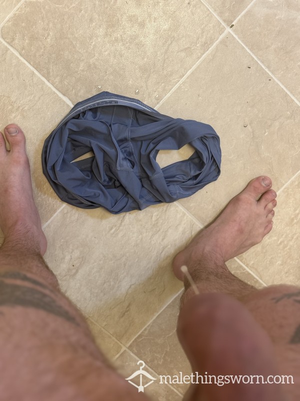 Leaking Hands Free Over Boxers