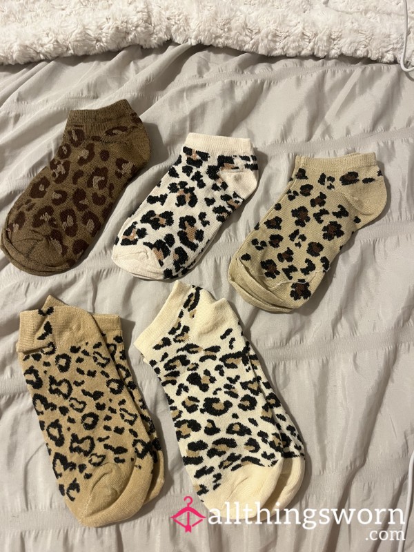Leapord Print Socks😍