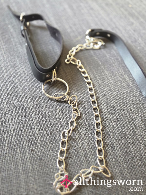 Leash And Collar Black