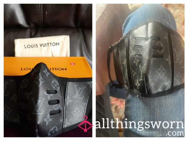 Leather Louis Vuitton Mask - Old And Worn