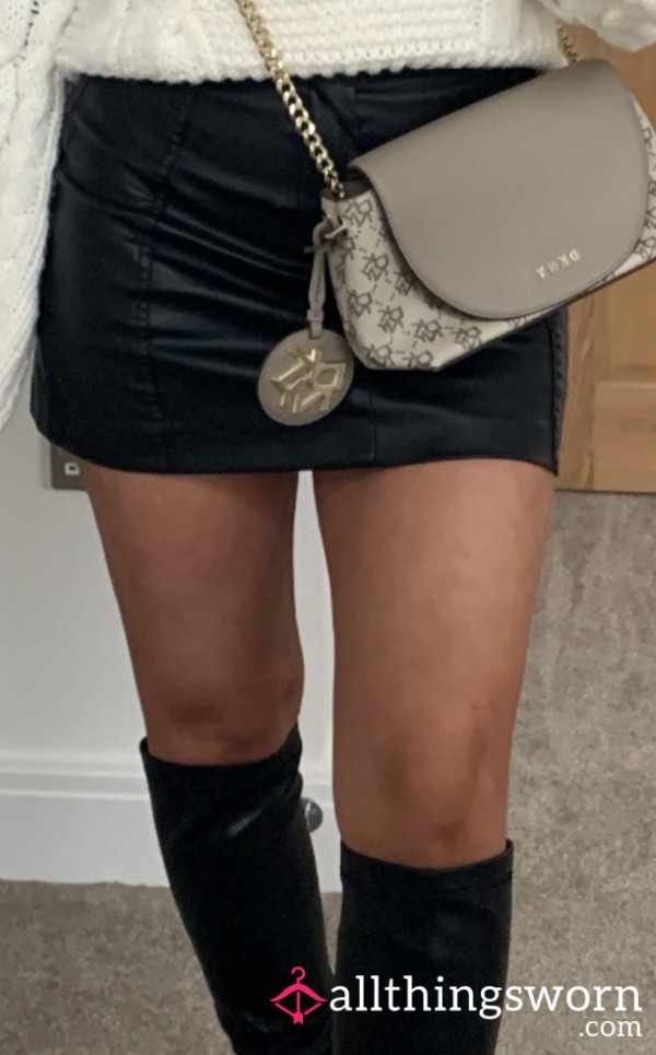 Leather Mini Skirt