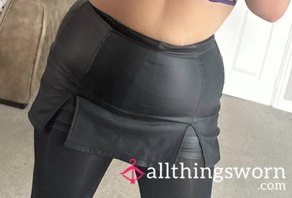 Leather Mini Skirt