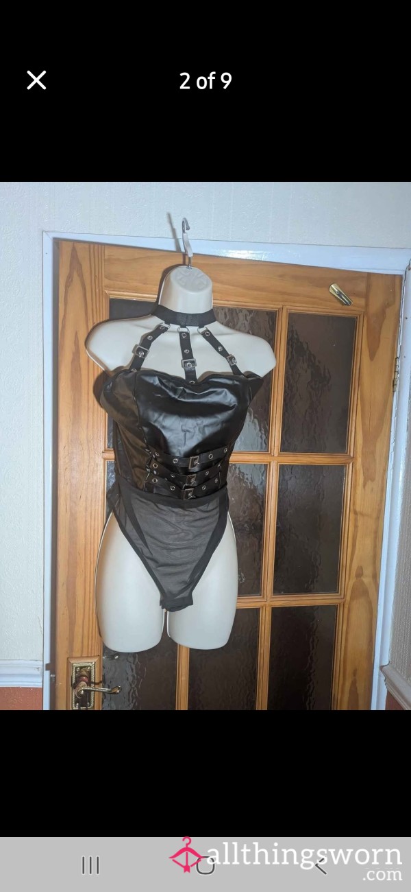 Leather Playsuit