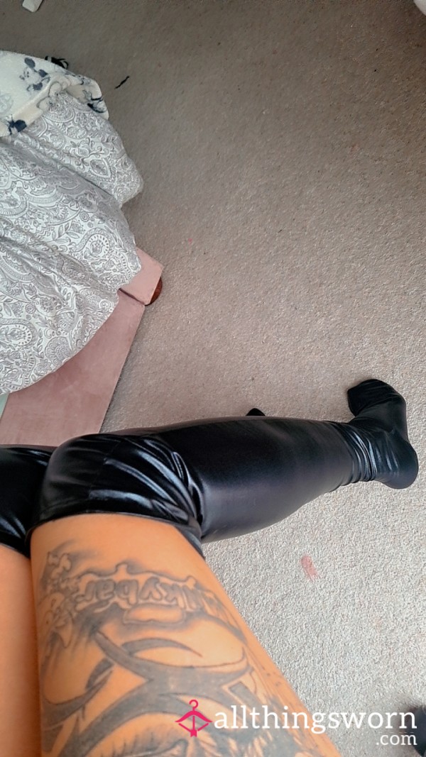Leather Pole Socks