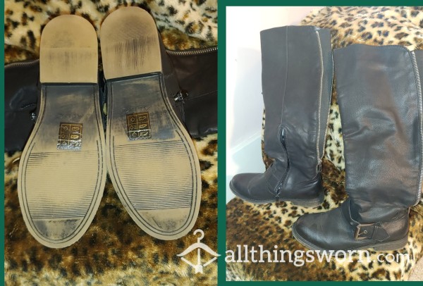 Leather Riding Boots(FLASHSALE)