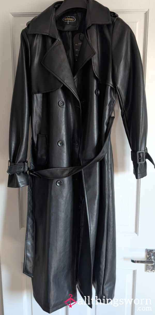 Leather Trench Jacket