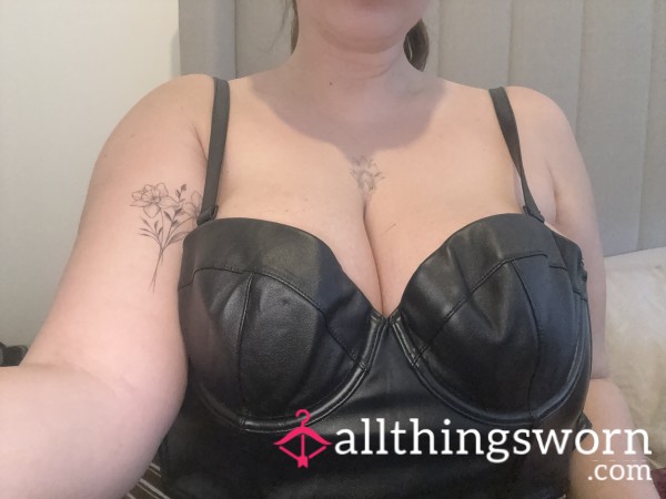 Leather Victoria Secret Corset Bra