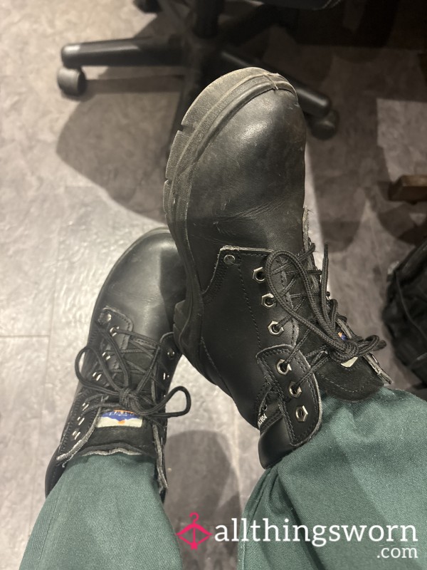 Leather Work Boot Ignore Call For The Bootlickers