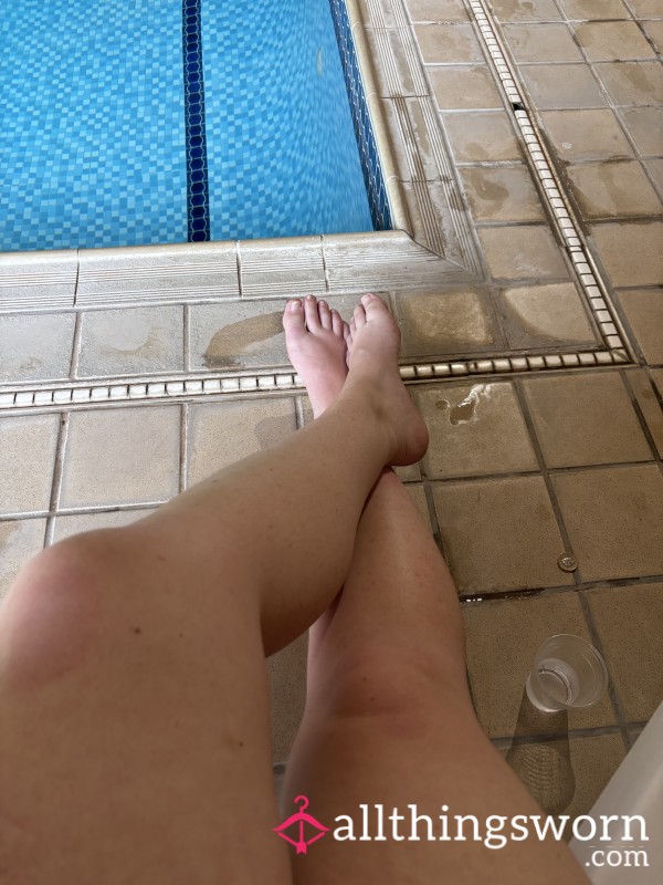 Leg And Foot Tease