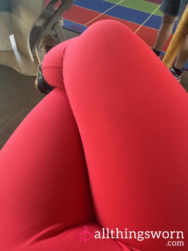 “Leg Day In Red – Catch Me If You Can”