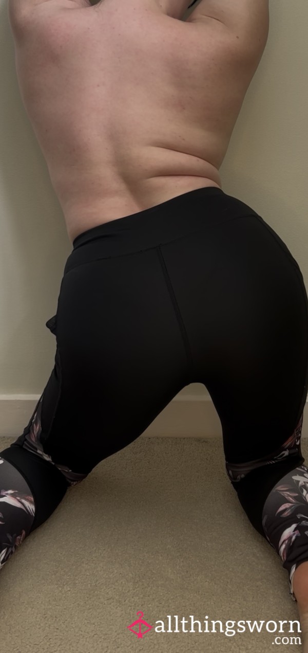 Leggings Worn For 2x Runs, One With No Panties On 🙊 But Gave My 🐱 A Friction Burn OUCH 🤣