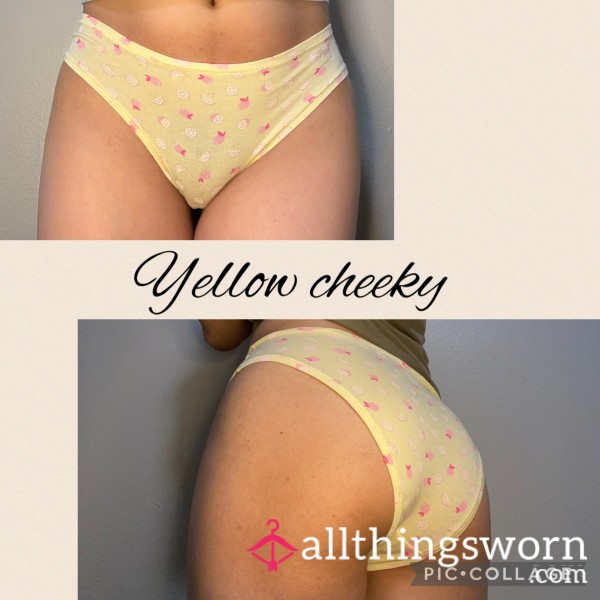 Lemon Pattern Yellow Cheeky