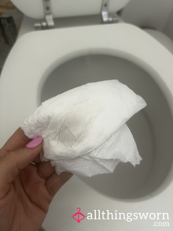 Used , Wet  Paper