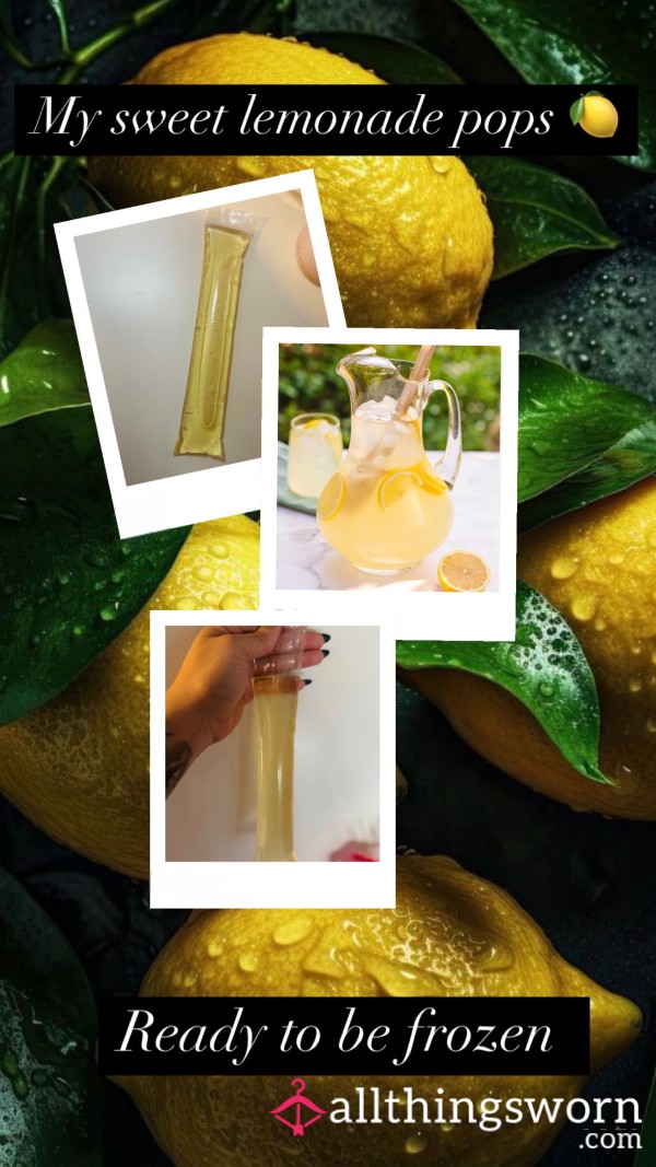 Lemonade Pops & Lemonade
