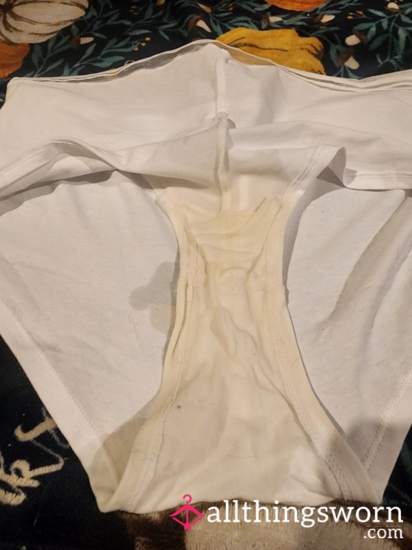 Lemonade White Cotton Panties ♡ SOLD