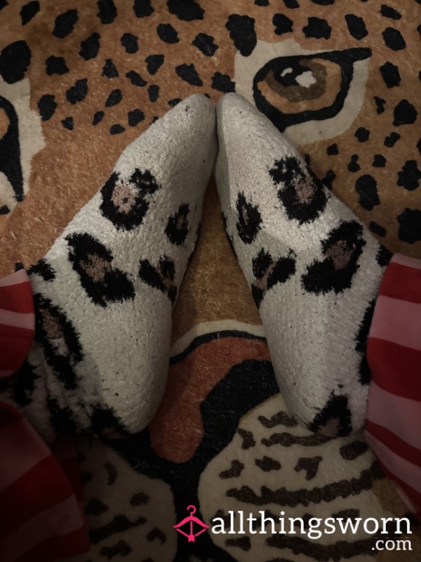 Leopard Bed Socks