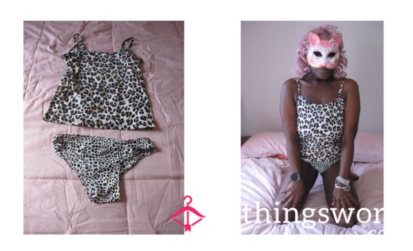 Leopard Cami Set #1 - Take A Look At This Leopard Print Cami Set