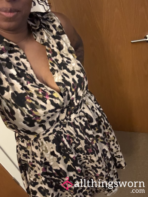 Leopard Dress Size UK 14