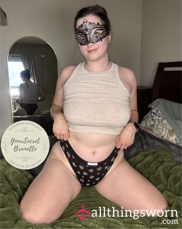 Leopard Hearts Cheeky Panty