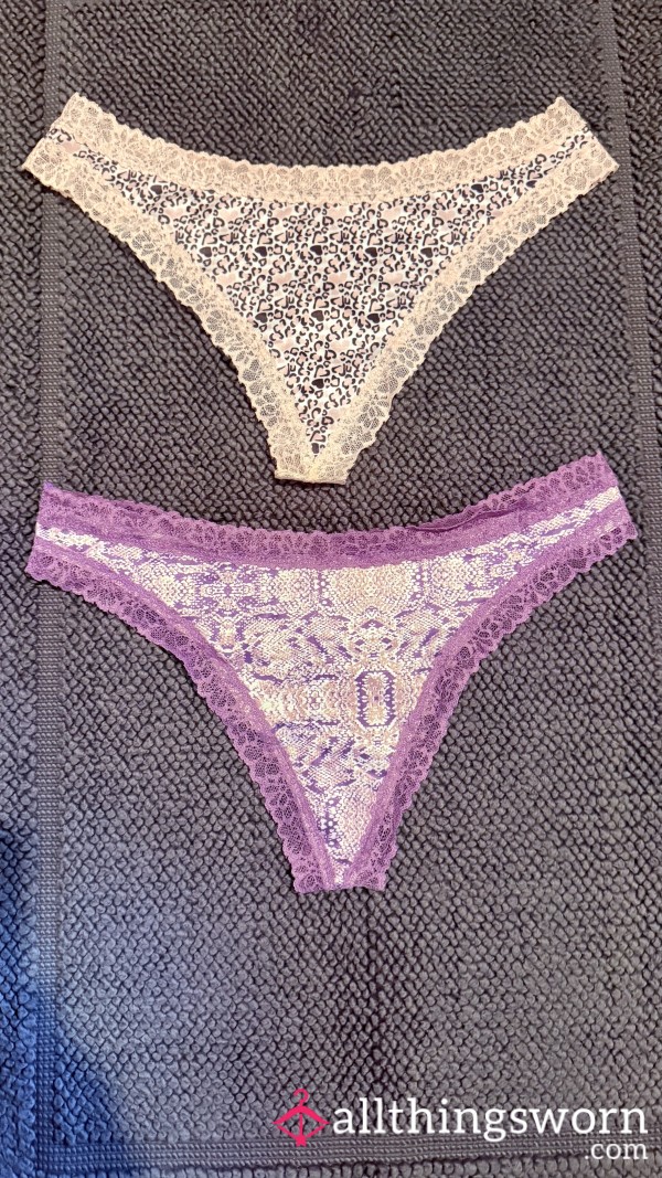 Leopard Hearts Or Purple Lace Tease