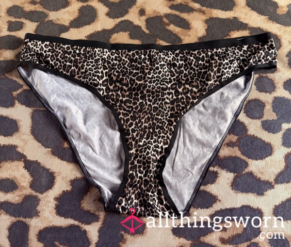 Leopard Microfibre Panties