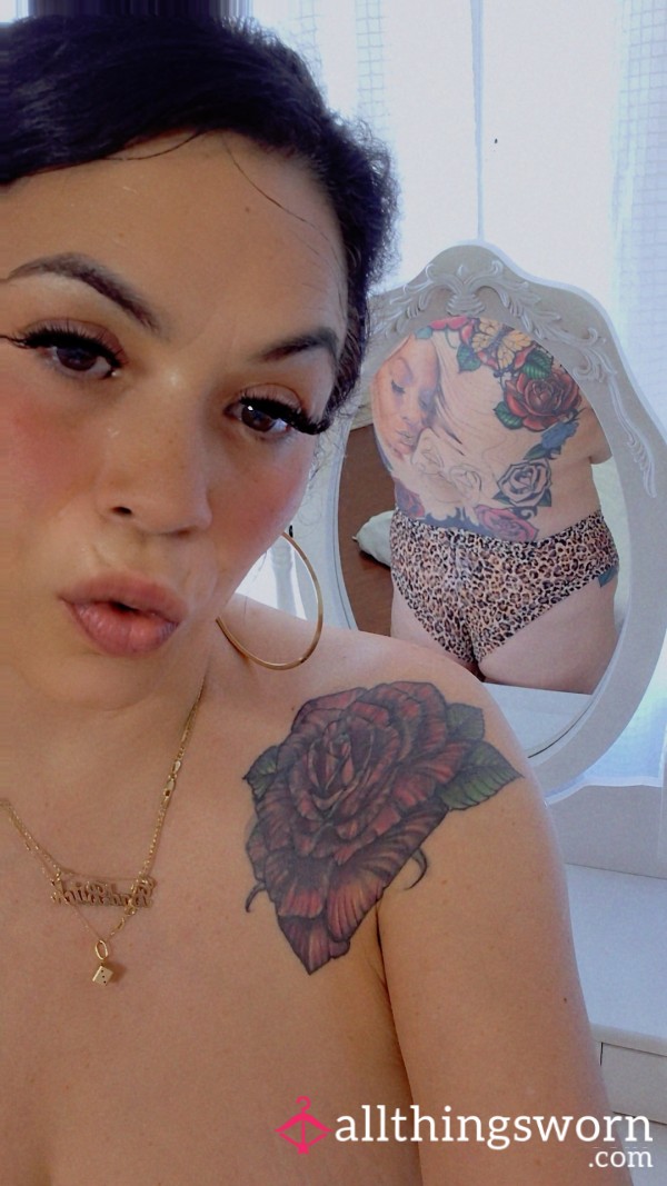Latina Leopard Panties Size Large