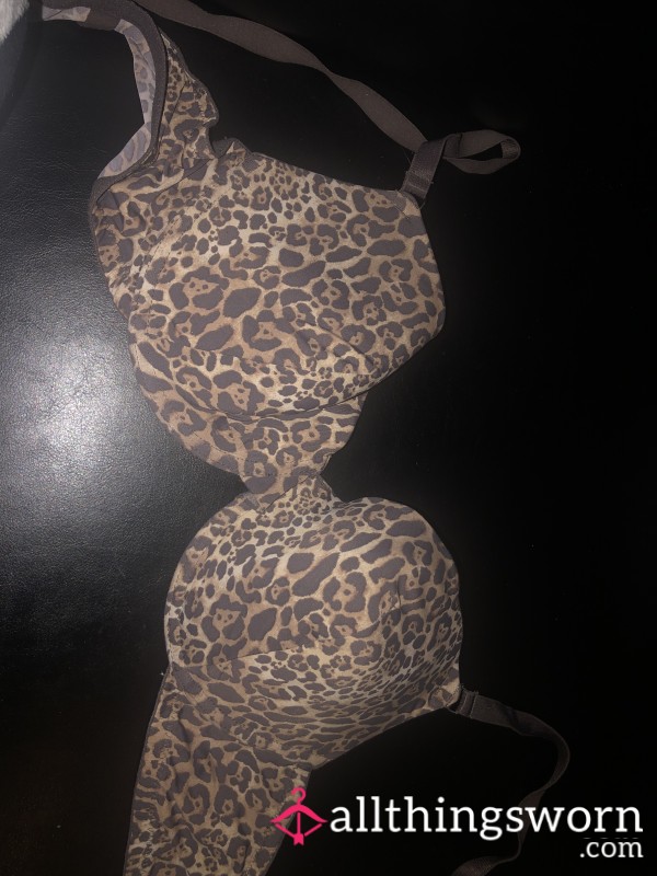 Leopard Print 38C Bra