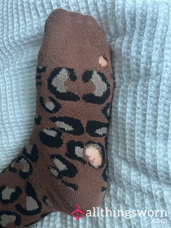 Leopard Print Ankle Socks 🐆
