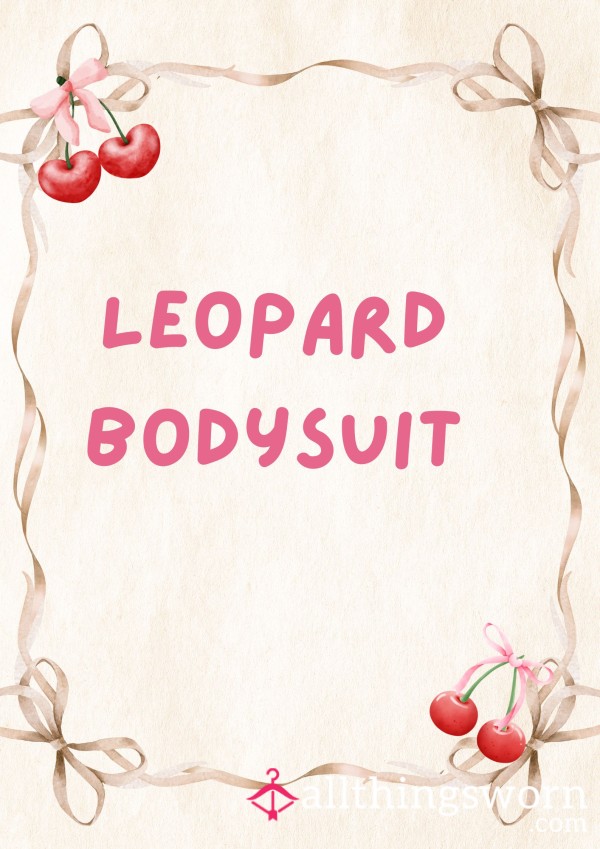 Leopard Print Body Suit