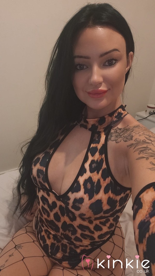 Leopard Print Body Suit Worn And M*sturb*ted In