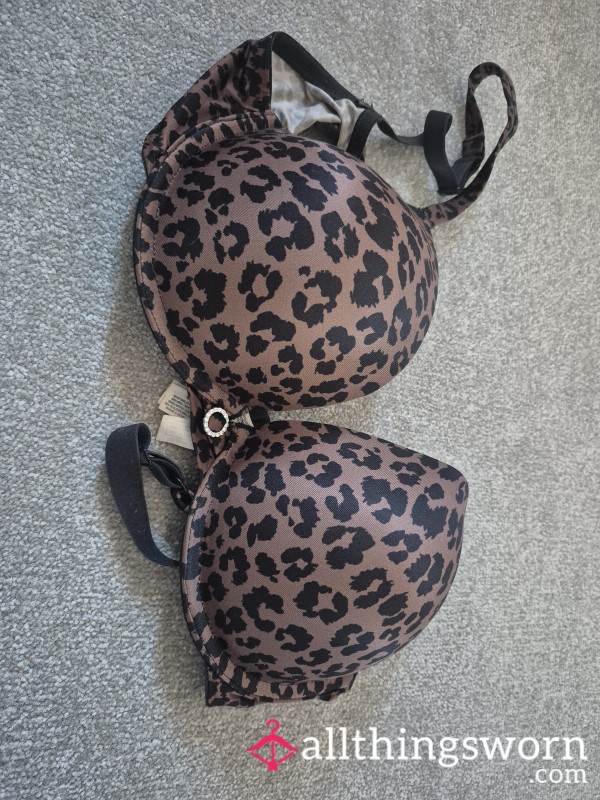 Leopard Print Bra