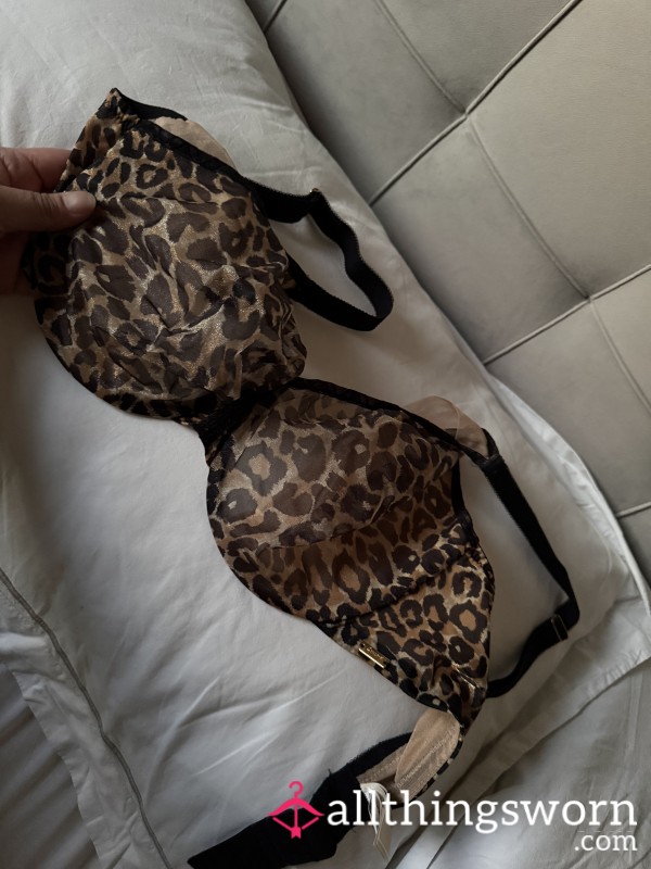 Leopard Print Bra