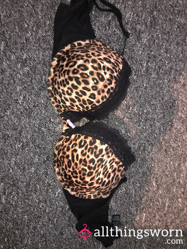 Leopard Print Bra