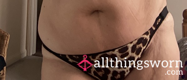 Leopard Print Briefs £16