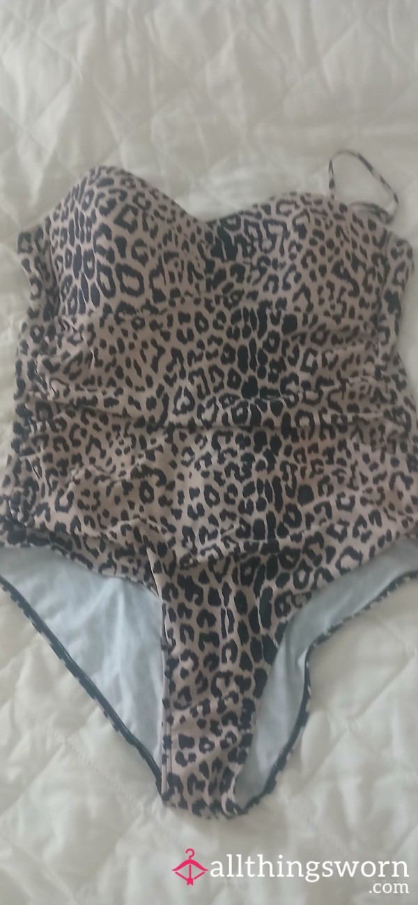 Leopard Print Costume Size 14