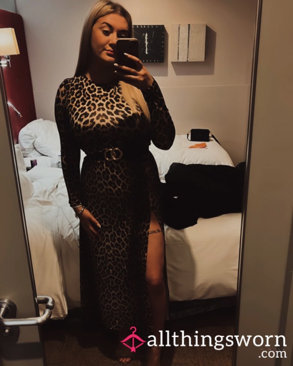 Leopard Print Dress