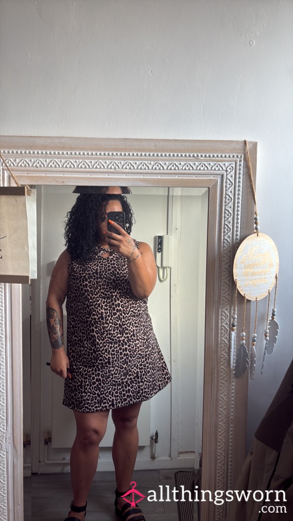 Leopard Print Dress